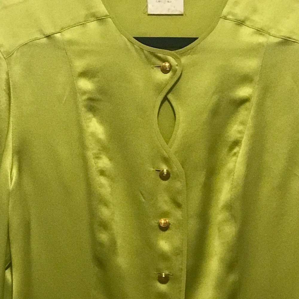 Escada By Margaretta Silk Blouse US 6/36 - Picture 2 of 4